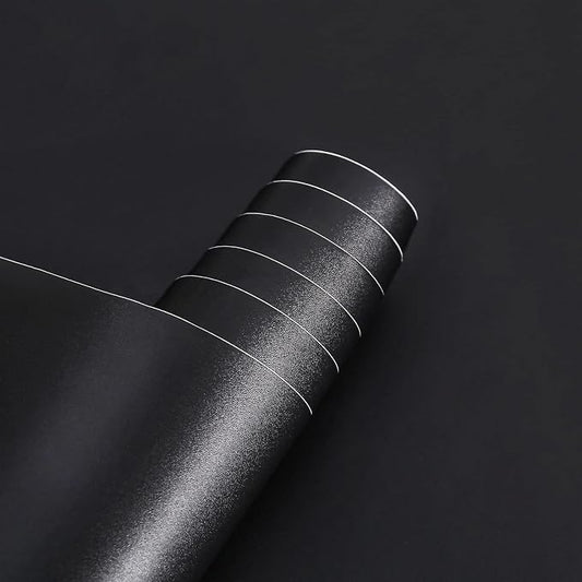 Arthome 11.8''x100'' Black Contact Paper, Self Adhesive Wallpaper Waterproof by ArthomeWALLDECOR