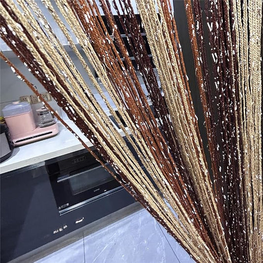 ave split Decorative Door String Curtain Wall Panel Fringe Window Room Divider by avesplit