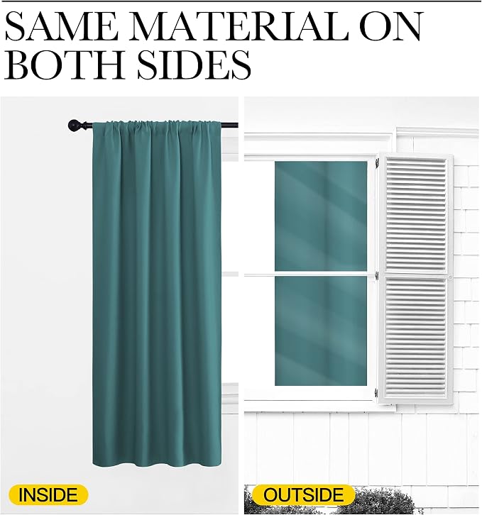 NICETOWN Kitchen Window Curtain Set - Image 6