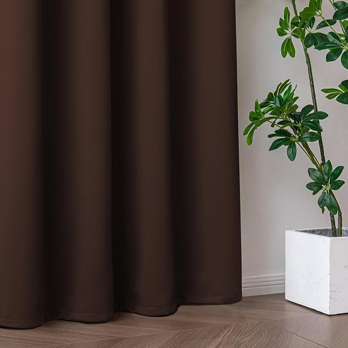 IGEMAEVE Blackout Sliding Door Curtains 108 Inch Length, Extra Wide Room - Image 7