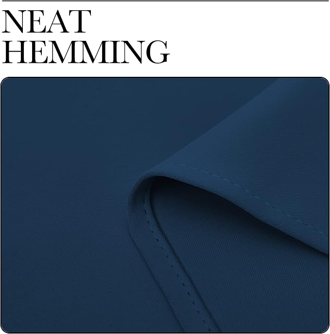 NICETOWN Window Curtain Panels, Thermal Insulated Solid Grommet Blackout - Image 6