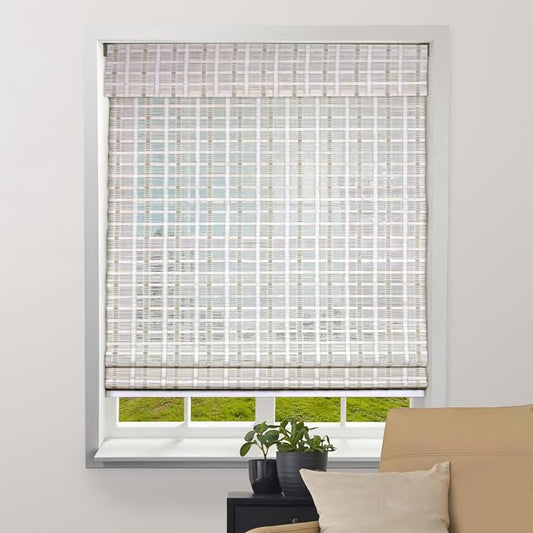 ARLO BLINDS Sheer Bamboo Roman Shades by ArloBlinds