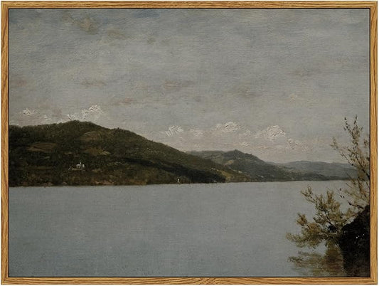 InSimSea Framed Canvas Wall Art Vintage Decor, Classical Landscape Paintings by InSimSeaArt