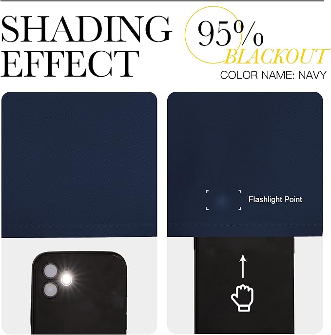 NICETOWN Light Blocking Thermal Insulated Solid Grommet Top Blackout - Image 5