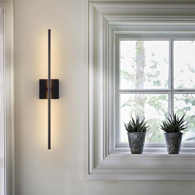 KARTOOSH 28.3 Inch Battery Operated Wall Sconces 3000K Warm White LED Wall - Image 6