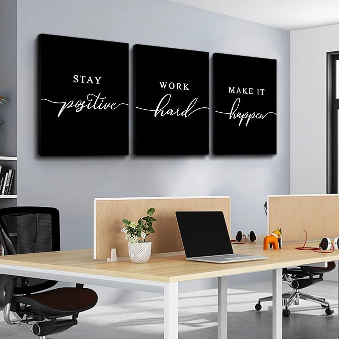 Work Hard Canvas Wall Art - Image 2