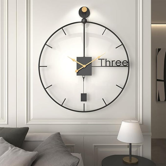 Cuspin 30 inch Large Wall Clocks Battery Operated Wall Clock by Cuspin