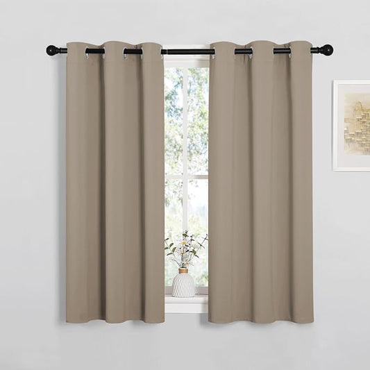 NICETOWN Bedroom Curtain Panels Blackout Draperies, Thermal Insulated Solid by NICETOWN