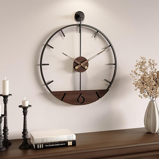 16 Inch Wall Clock, Modern Decorative Clock by Cuspin