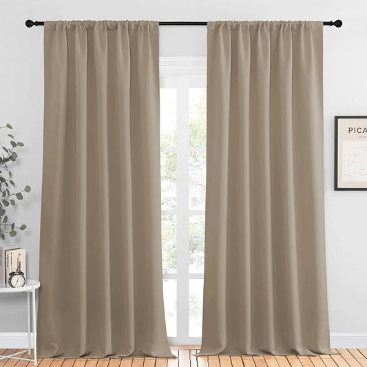 NICETOWN Blackout Curtains for Living Curtains, 2 Panels, 52 by 95, Room by NICETOWN