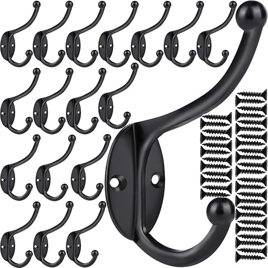 ZEYU 20Pcs Wall Hooks, Coat Hooks Hardware Heavy Duty Hooks by Unknown