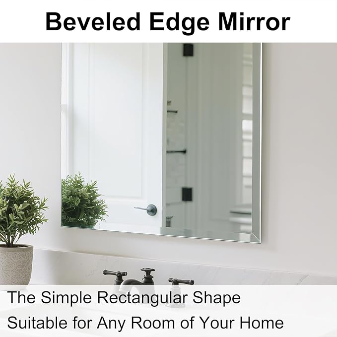 Ruomeng Frameless Full Length Mirror - Image 8