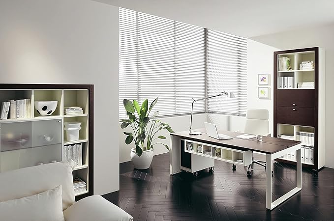 YIIBAII Mini Blinds Suitable for 41" W x 64" H Windows 1" Aluminum Horizontal - Image 5