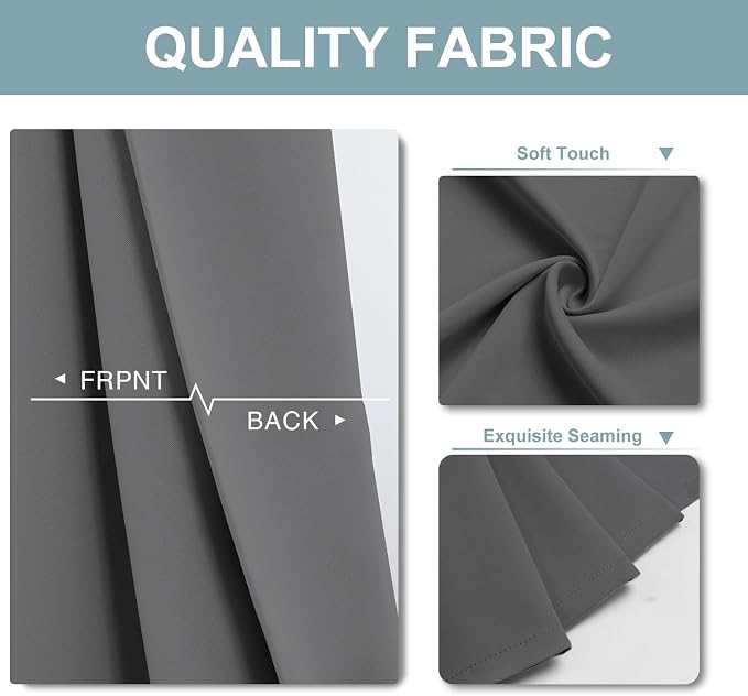 ChrisDowa Blackout Curtains 84 inches Long - Image 3