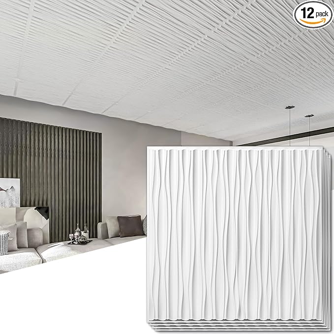 Art3dwallpanels Ceiling Tiles 24 x 24 by Art3dwallpanels
