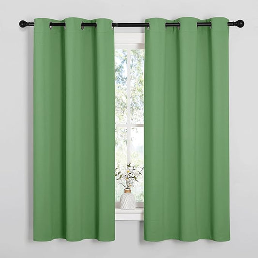 NICETOWN Room Darkening Curtains 63" Long Set of 2 by NICETOWN