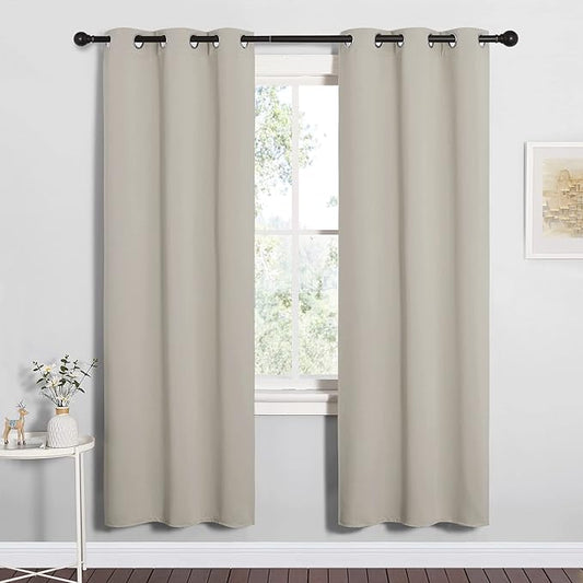 NICETOWN Blackout Curtains for Bedroom, 72 inches Long Curtains & Drapes for by NICETOWN