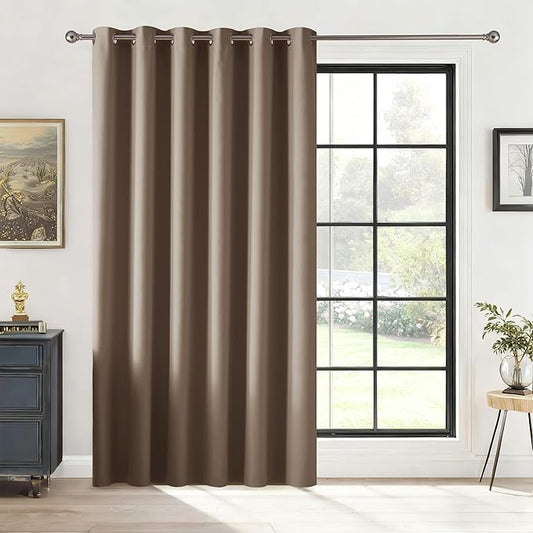 RYB HOME Blackout Thermal Insulated Curtains, Portable Curtain by RYBHOME