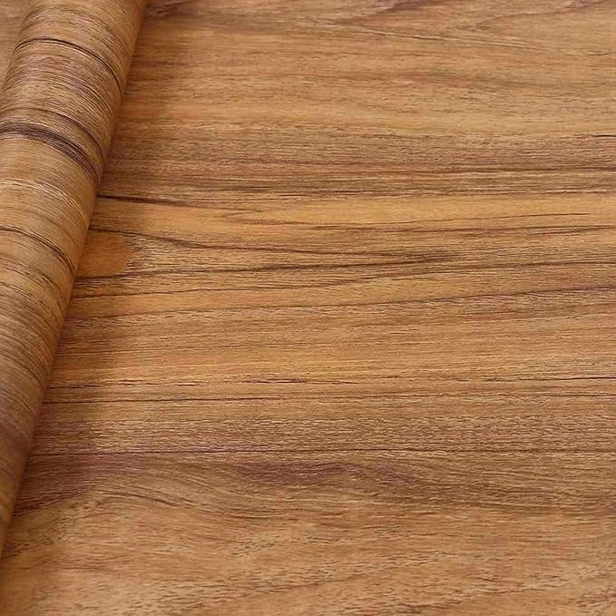 COSNIGHT 15.7" ×196" Wood Grain Wallpaper Peel and Stick Vinyl Film Self - Image 4