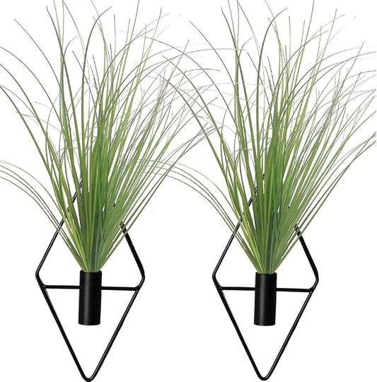 Hanging Planters with Artificial Plants by YESKY