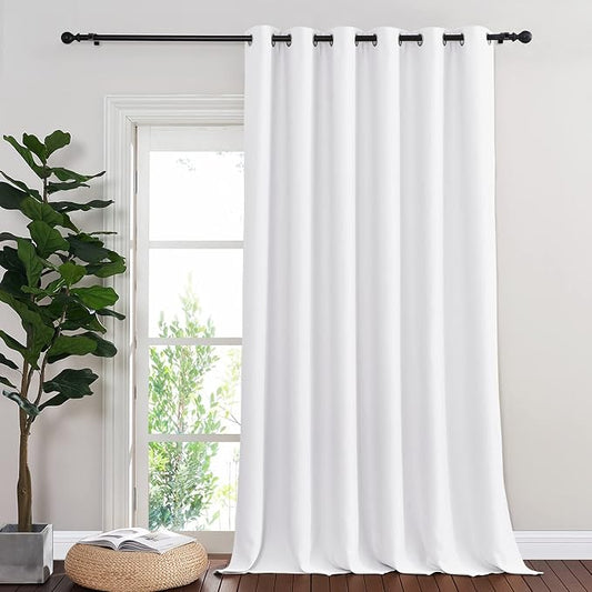 NICETOWN White Sliding Door Curtain by NICETOWN