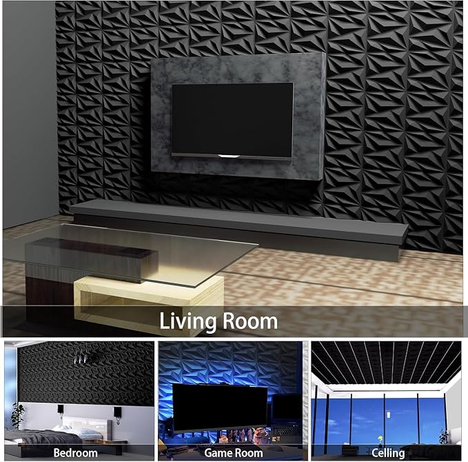 Heikki 30 Pack 3D Wall Panel for Interior Wall Décor, PVC Flower Textured Wall - Image 7
