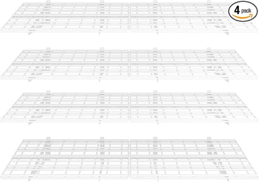 FLEXIMOUNTS 4-Pack 24-inch-by-72-inch Wall Shelf Garage Storage Rack Wall by FLEXIMOUNTS