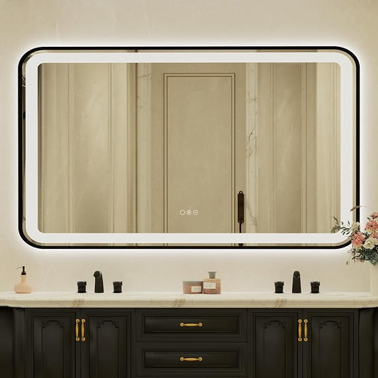 36x60 Inch LED Bathroom Mirror by Unknown
