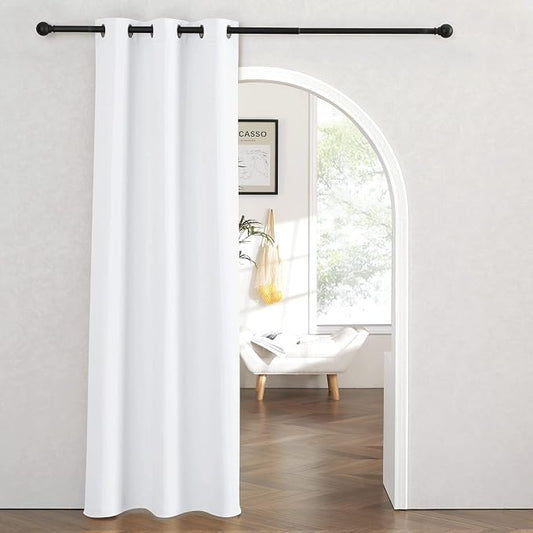 RYB HOME Blackout Curtains Thermal Insulating Privacy Temporary Door Curtains by RYBHOME