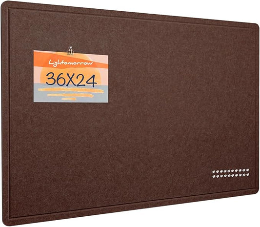Bulletin Board, 36 x 24 inches Felt Board by Lightomorrow