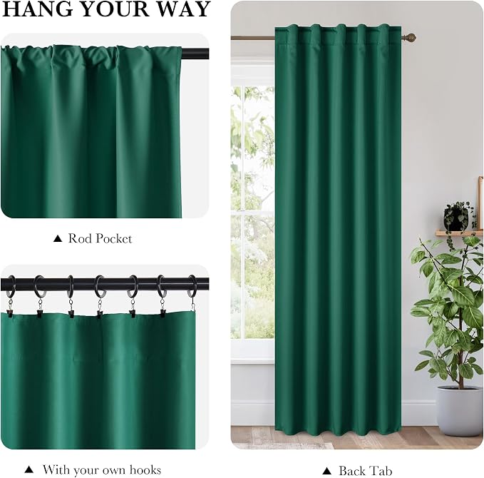 RYB HOME 100% Blackout RV Camper Curtains, Thermal Insulated Total Room - Image 3