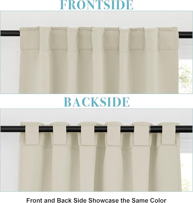 RYB HOME Bathroom Curtains Blackout - Image 3