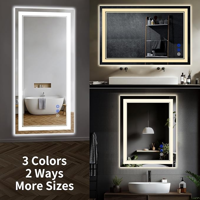72"x36" LED Bathroom Mirror - Image 8
