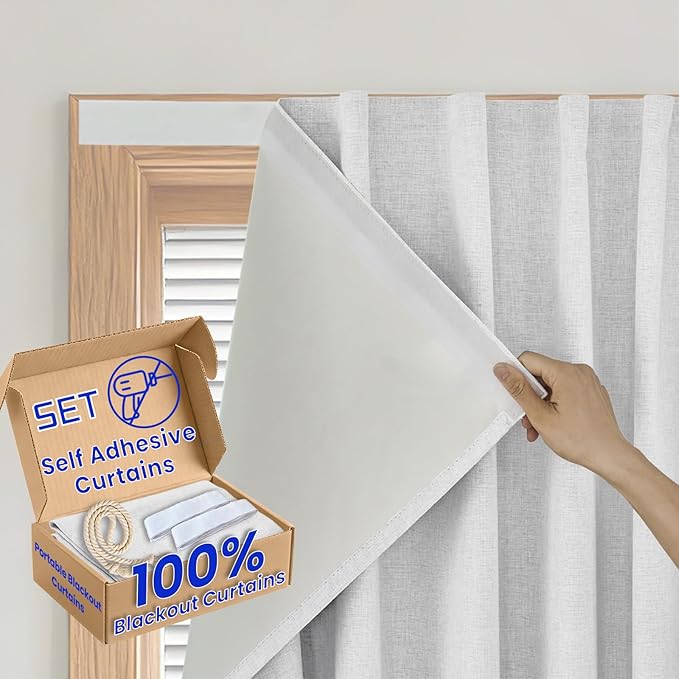 Peel & Stick Total 100% Blackout Shade by Sovtfides