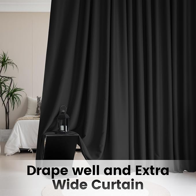 Room Divider Curtains, Extra Wide Theater Curtains Perfect - Image 3