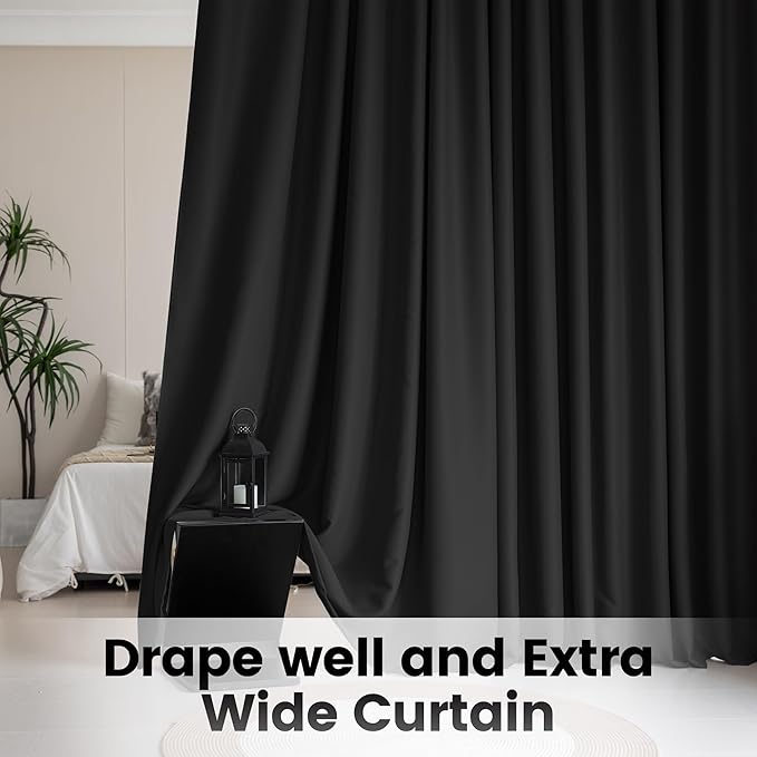 Room Divider, Extra Wide Theater Curtains Perfect - Image 3