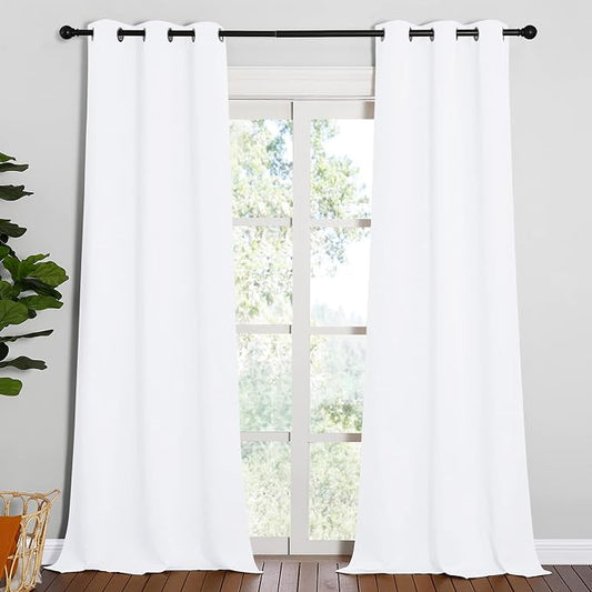 NICETOWN Solid Window Curtain Panels, 42 x 90 by NICETOWN
