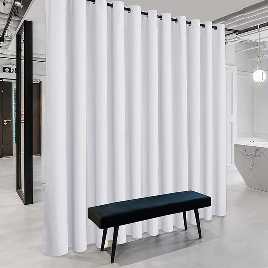 RYB HOME Extra Wide Curtains for Room Divider Blackout Energy Saving Privacy by RYBHOME