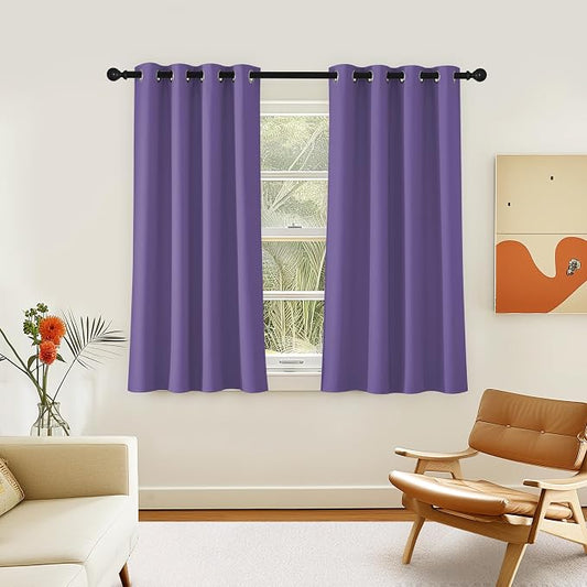 NICETOWN Room Darkening Short Curtain 54 inches Long by NICETOWN