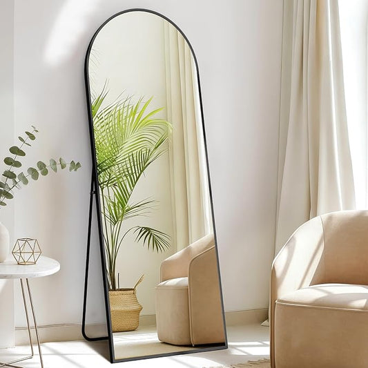 DUMOS Arched Full Length Floor Mirror, Modern Wall Hanging Leaning by DumosLifestyle