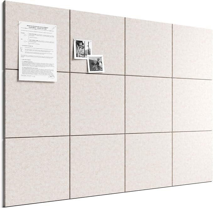 Bumusty Large Cork Board 48" x 36" Alternative by BUMUSTY