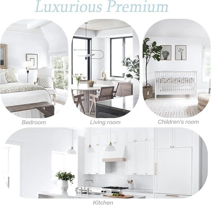 Dimoon 590''x17.7'' Peel and Stick Wallpaper White Contact Paper - Image 8