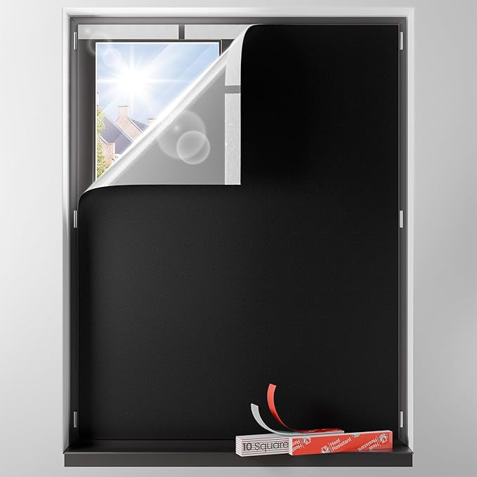 Sumobaby Blackout Curtains for Bedroom Portable 35"x54", No Drill Blackout by Sumobaby