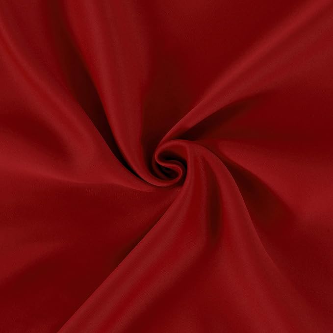 LEMOMO Red Blackout Curtains 34 x 63 Inch Length/Set of 2 Curtain - Image 5