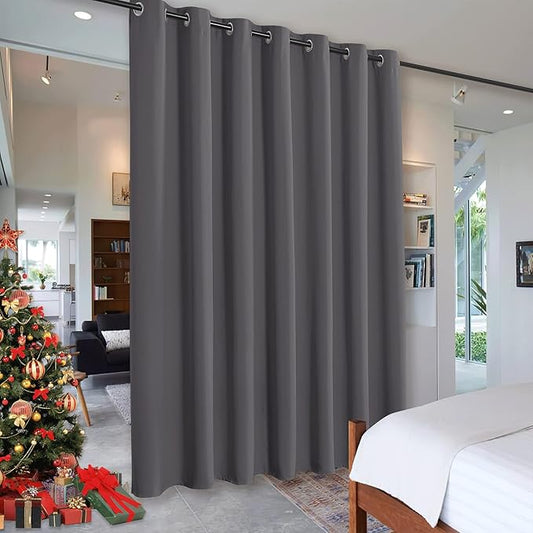 RYB HOME Room Dividers Curtains Blackout Thermal Insulating Privacy Noise by RYBHOME