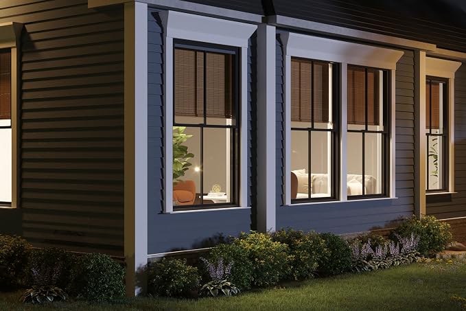 Windowsandgarden Cordless Woven Wood Roman Shades, 64W x 36H, Eastfield Teak - Image 5