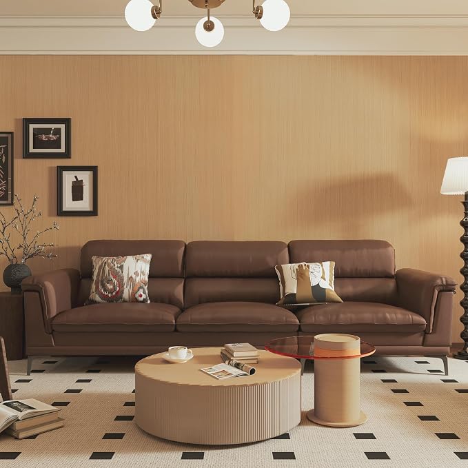 BOMENG Extra Wide Brown Wood Contact Paper Thick Oak Wood Wallpaper Peel and - Image 3