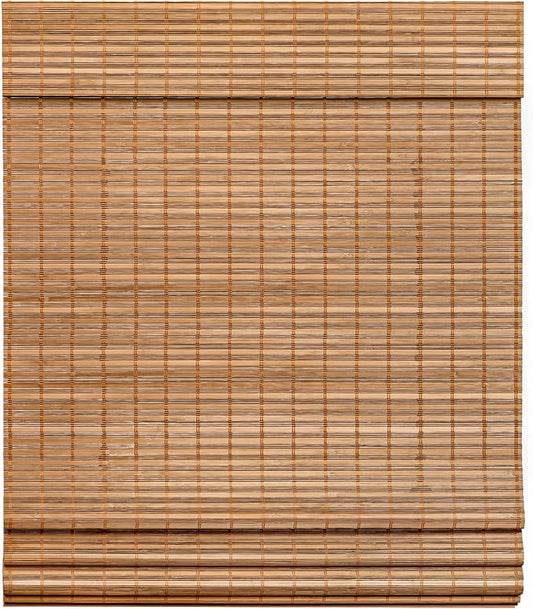 LazBlinds Cordless Bamboo Roman Shades, Light Filtering Window Treatment by LazBlinds