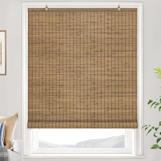 LazBlinds Cordless Bamboo Blinds, Bamboo Roll Up Shades by LazBlinds