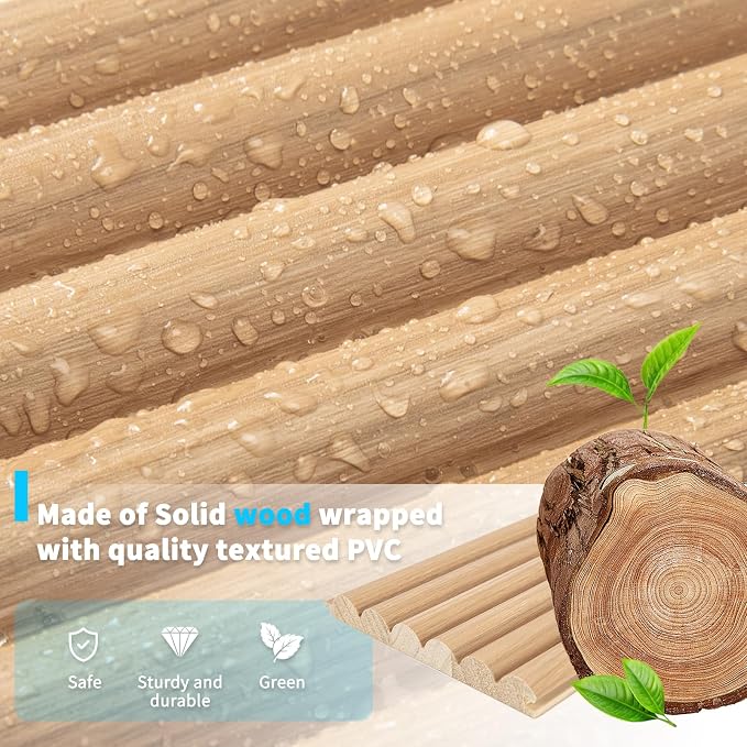 Art3d Fluted Wood Panel - Image 5